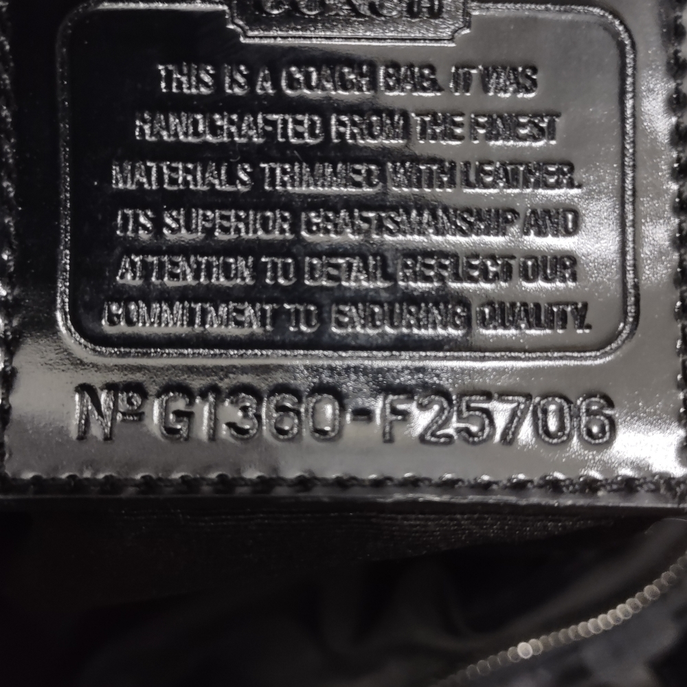 Coach Signature Python Stripe Tote - image 4